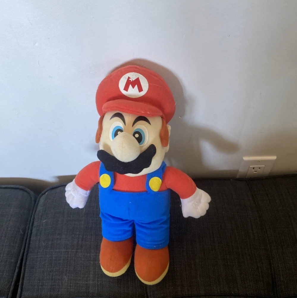 Vintage Rare Mario Plush 2001